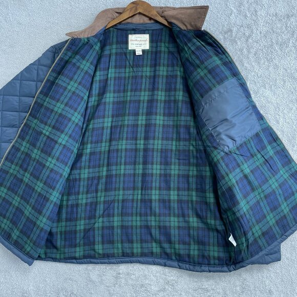 NEW Original Weatherproof Vintage Men's XXL Quilted Jacket Blue Plaid Lining - Picture 11 of 12